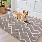 Olanly Front Door Mat Non-slip Rubber Backing Dirt Resistant Absorbent Washable. Fixed Price $76.86.