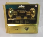 Mintcraft Polished Brass Mortise Skeleton Door Lockset 8946394 Nip. Fixed Price $11.39.