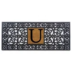 Calloway Mills 170011741U Rubber Monogram Doormat 17"X41" Letter. Fixed Price $66.92.