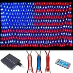 Erican Flag String Lights, Waterproof Led Net Light, Super Bright. Fixed Price $37.78.