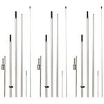 Feather Flag Pole Kit 13 Feet Tall Pack Rotating Spike Lookourway Swooper 12FT. Fixed Price $179.99.