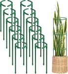 24PCS Support Stakes, Half Round For Indoor Plants, Green. Fixed Price $22.25.