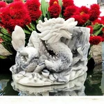 Dragon Statue With Detailed Textures & Intricate Design Vase Decor. Fixed Price $50.50.