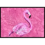 Carolines Treasures 8875MAT Flamingo On Pink Indoor Outdoor Doormat - 18 X.... Fixed Price $33.56.