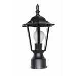 Maxim Builder Cast 1-LIGHT Outdoor Pole/post Lantern Black 3001CLBK. Fixed Price $54.00.