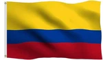 Colombia 6X10 Ft, Outdoor And Indoor Polyester Flags, Double Stitched Co.... Fixed Price $43.25.