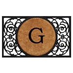 Calloway Mills 180031830G Armada Circle Monogram Doormat, 18" X 30" (letter G). Fixed Price $36.82.