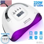 Uv Led Nail Lamp 220W Dryer Gel Polish Light Manicure Salon Curing Sun X7 Max. Fixed Price $16.98.