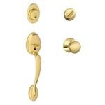 Schlage Plymouth Bright Brass Steel Entry Handleset Ansi Grade 2 1-3/4 In.. Fixed Price $100.00.