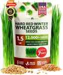 Home Grown Hard Red Winter Wheatgrass Seeds 12,000+ Bulk 1.5 Lb 1-PACK, Multi. Fixed Price $30.99.