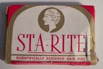 Vintage Sta-rite Hair Pins Box About 1920'S 1930'S. Fixed Price $6.99.