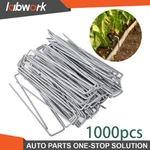Labwork 1000 Pcs 6" 11 Gauge Landscape Staples Garden Stakes Galvanized. Fixed Price $63.50.