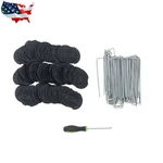 Sharp Galvanized Staples Garden Stakes For Easy Lawn Installation 100 Pack. Fixed Price $33.23.