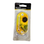 Taylor 4" Sunflower Suction Cup Thermometer Indoor Outdoor Weatherproof New. Fixed Price $15.99.