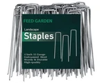 Feed Garden 6 25 Pack Galvanized Landscape Staples 11 Inch, Silver. Fixed Price $18.99.