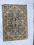 Kaleen Luxury Wool Rug Traditional Medallion Area Blue Sage 2X3 Retail $480. Fixed Price $220.00.