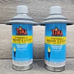 Tiki Brand Torch Fuel Canister + Wick Ready Light Citronella Scent 12 Oz (2). Fixed Price $11.83.