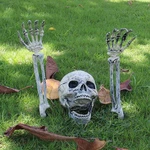 Aiseno Realistic Skeleton Stakes Halloween Decorations For Lawn Gray. Fixed Price $36.73.