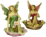 Design Toscano Fairy Acorn Hollow Statue Set And Green, Multicolored. Fixed Price $40.30.