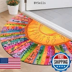 Likiyol Sun Mat Indoor Entrance, Inspirational Quotes Welcome Half Circ. Fixed Price $23.90.