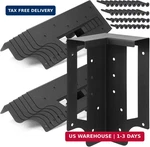 12 Pack Raised Garden Bed Corner Brackets With Securing Lip Fits Lumber Up To 2". Fixed Price $82.85.