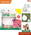 7-INCH Diy Mosaic Ladybug Stone Complete Painting Kit For Garden Decor. Fixed Price $17.99.