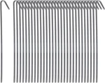 Pinnacle Mercantile 30 Pack Tent Stakes Metal Garden Edging Fence Hooks Pegs Chr. Fixed Price $19.13.