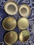 Miller Manufacturing Metal Lid Small 6PK For Honey Jars. Fixed Price $5.00.
