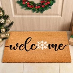 Ceenna Winter Coir Mats Snowflake Welcome Xmas Non Slip. Fixed Price $50.14.