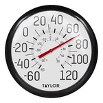 Taylor Precision Products Big And Bold Wall Thermometer, 13.25 Inch, Black. Fixed Price $24.41.
