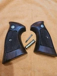 Smith Wesson S&w Frame Target Football Cut Wood Grips Square Butt. Fixed Price $139.99.