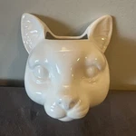 Abbott Collection 27-DOOLITTLE-894 Cat Head Wall Planter, White. Fixed Price $12.99.