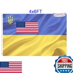 Ukraine Flag 4X6 Outdoor Double Sided Heavy Duty 3-PLY Ukrainian National. Fixed Price $54.58.