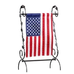 Evergreen Scroll American Garden Flag Stand Leaves Vine Premium. Fixed Price $47.23.