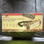 Mossy Oak Solar Charging Bluetooth Speaker, Led Light, Camouflage, Usb. Fixed Price $11.89.