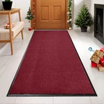 Luxurux Striped Red Mat - Heavy Duty, Indoor/outdoor, Easy Clean, Waterproo. Fixed Price $95.98.