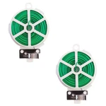 328FT 100M Kitchen Bag Gardening Plant Green Twist Tie Wire Roll With Cutter 2PC. Fixed Price $13.99.