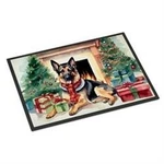 Carolines Treasures 0.15 X 18 27 In. German Shepherd Cozy Christmas Doormat. Fixed Price $8.10.