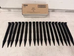 Qty 18 Easy Gardener 15" Jumbo Thick Heavy Duty Gardening/landscape Pegs Stakes. Fixed Price $25.49.
