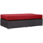 Modway Convene Outdoor Fabric Rectangle Ottoman, Espresso EEI-1847-EXP-RED. Fixed Price $584.99.