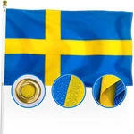 Xifan Premium Sweden Flag 3X5 Ft Outdoor, Large Double Sided Heavy Duty 210D .... Fixed Price $31.67.