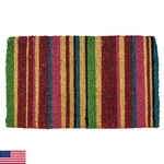 Notrax Handmade Natural Coir Entry Doormat 18X30 Indoor Outdoor Stripes. Fixed Price $48.76.