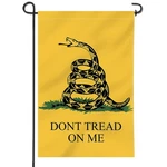 Double Sided Dont Tread Me Garden Flag 18 X 12.5 Inch Heavyduty Polyester Fo. Fixed Price $12.95.
