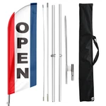 Fsflag Feather With Pole Kit And Ground Stake, 11 Feet, Multicolor. Fixed Price $55.42.