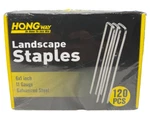Hongway 120 Pack 6" X 1" Landscape Staples 11 Gauge Garden CDG0174. Fixed Price $20.00.