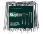 Feed Garden 6 Inch 200 Pack Galvanized Landscape Staples 11 Gauge Anti-rust. Fixed Price $37.99.