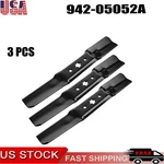 3 Pack Mower Blades Fit Cub Cadet Mtd 942-05052A 742-05052A XT1 XT2 50" Deck Usa. Fixed Price $33.99.