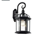 Transglobe Outdoor Wall Lantern Wentworth Black Model #4181BK Lighting Fixture. Fixed Price $14.99.