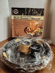 New Grill Shop Non-stick Porcelain Coated Multi Roaster/steamer. Fixed Price $17.00.