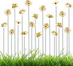 20PCS Bee Garden Stakes Decor, Resin Yard Vivid Decorat. Fixed Price $23.99.